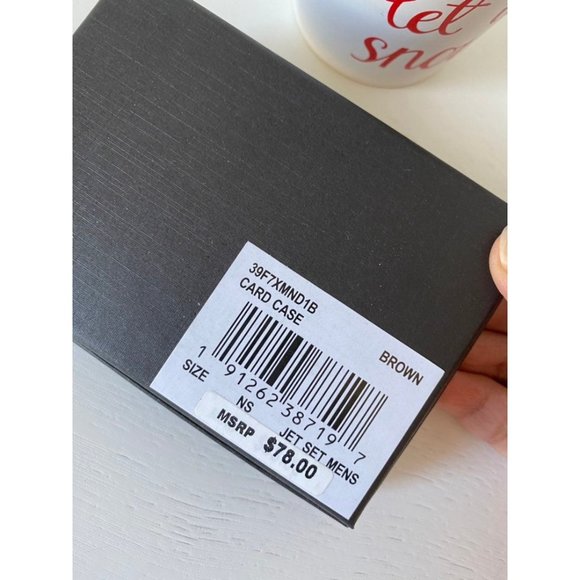 Michael Kors Card Case Brown MK Mens - Picture 5 of 5